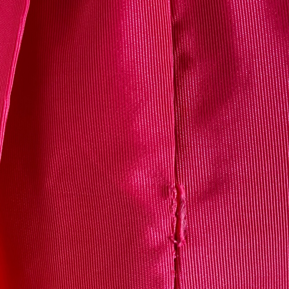 Vintage TADASHI fuschia taffeta strapless dress - Picture 13 of 13